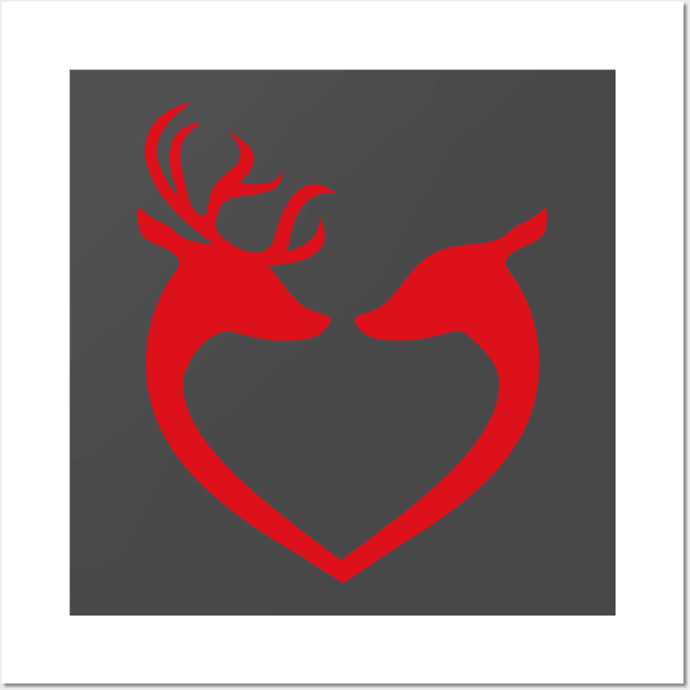 Reindeer Wall Art by DrDesign